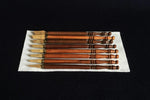 Load image into Gallery viewer, Set of 8 bamboo qalams for Arabic calligraphy: 3 - 10 mm
