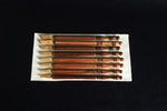 Load image into Gallery viewer, Set of 8 bamboo qalams for Arabic calligraphy: 3 - 10 mm
