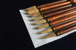 Load image into Gallery viewer, Set of 8 bamboo qalams for Arabic calligraphy: 3 - 10 mm
