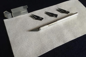 Correction knife for Arabic calligraphy with 10 blades