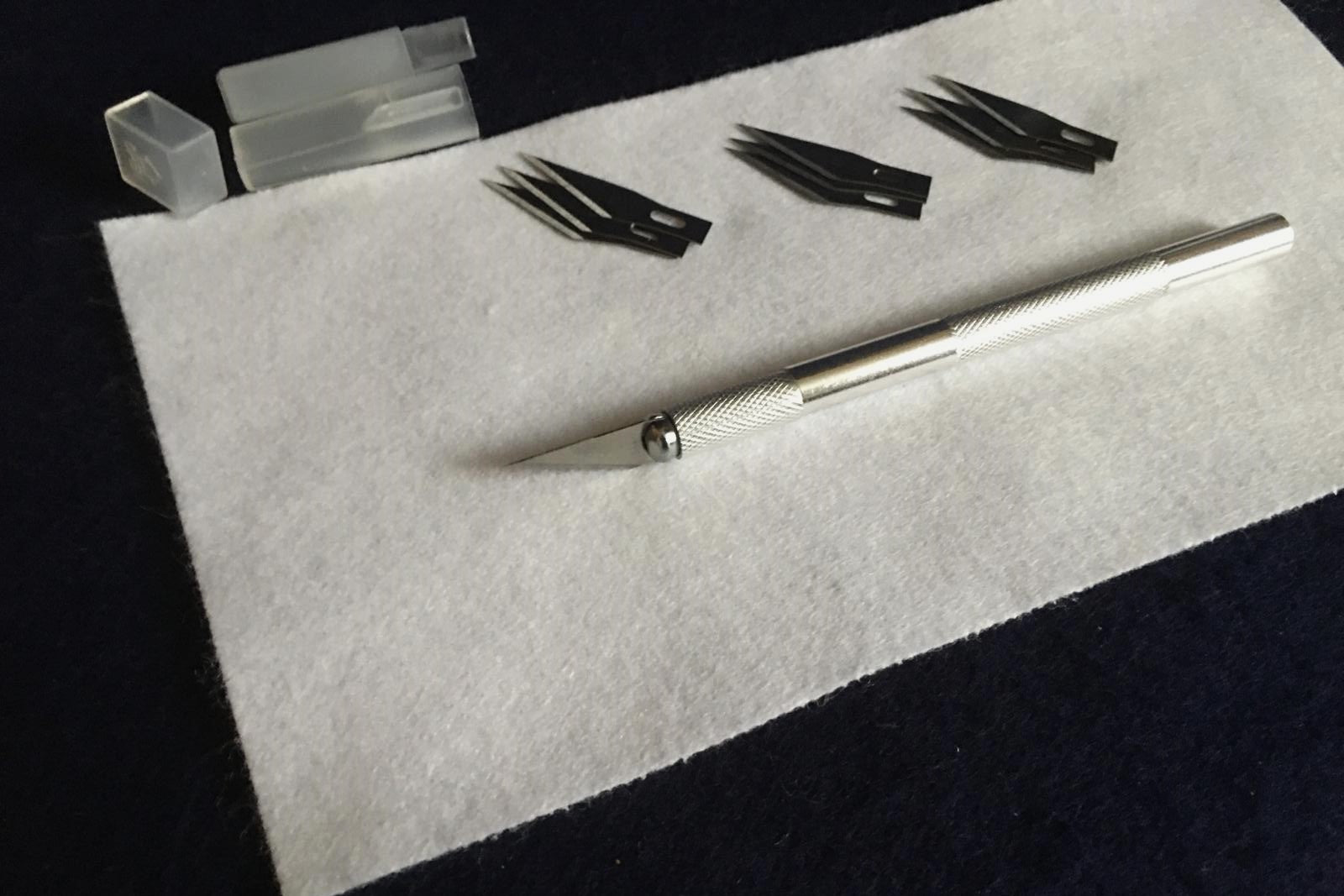 Correction knife for Arabic calligraphy with 10 blades