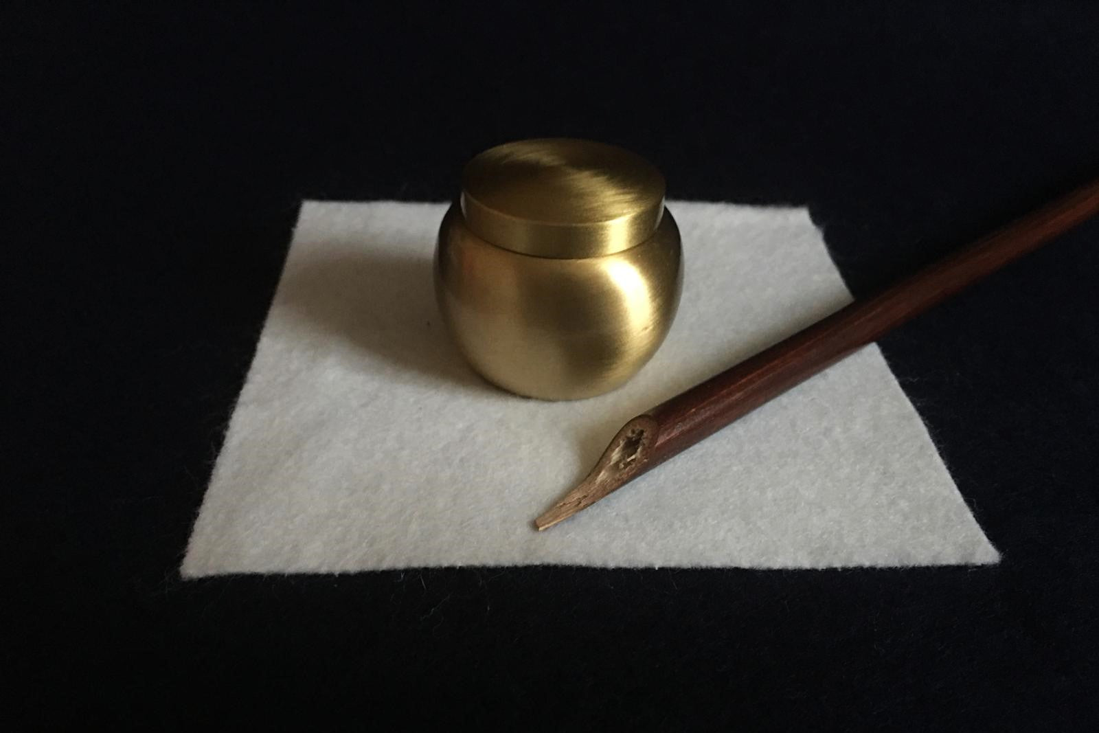 Brass inkwell for Arabic calligraphy (2)