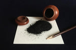 Load image into Gallery viewer, 30 g of walnut ink crystals for Arabic calligraphy in wooden jar
