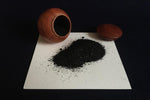 Load image into Gallery viewer, 30 g of walnut ink crystals for Arabic calligraphy in wooden jar
