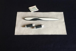 Herlitz fountain pen set with 3 replaceable left oblique nibs