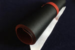 Load image into Gallery viewer, Double-sided black/red faux leather writing mat: 30 x 60 cm
